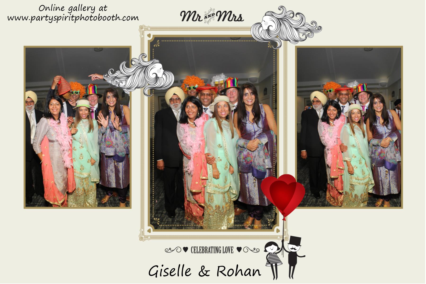Giselle and Rohan's Wedding | View more photos from the event at gallery.partyspiritphotobooth.com/u/PartySpiritPhotoBooth/Giselle-and-Rohans-Wedding